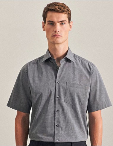 S-001001-003001-Mens Shirt Regular Fit Short Sleeve